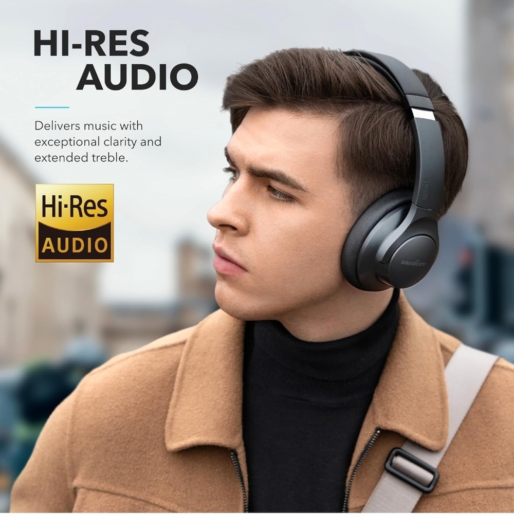 🎧 🎶 Soundcore by Anker LifeQ20 Wireless Noise Cancelling Headphones NIB - Picture 5 of 11